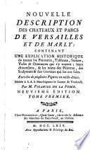 Nouvelle description des chasteaux et parcs de Versailles