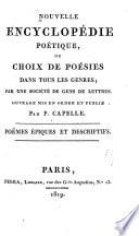 Nouvelle encyclopédie poétique