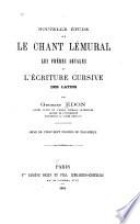 Nouvelle étude sur le chant lémural