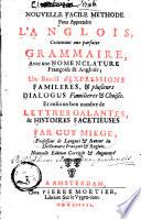 Nouvelle facile methode pour apprendre l'anglois,