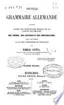 Nouvelle grammaire allemande