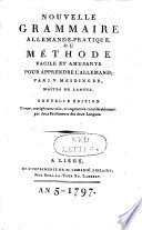 Nouvelle grammaire allemande-practique, ...