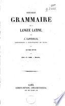 Nouvelle grammaire de la langue latine
