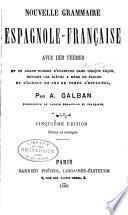 Nouvelle grammaire espagnole-française