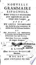 Nouvelle grammaire espagnole