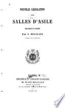 Nouvelle législation des salles d'Asile