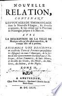 Nouvelle relation, contenant les voyages de Thomas Gage dans la Nouvelle Espagne