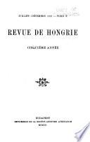 Nouvelle revue de Hongrie