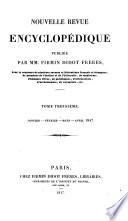 Nouvelle Revue encyclopedique publ. par Firmin Didot freres