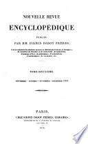 Nouvelle Revue encyclopedique publ. par Firmin Didot freres