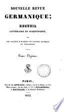 Nouvelle revue germanique