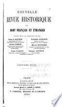 Nouvelle revue historique de droit français et étranger