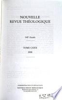Nouvelle revue théologique