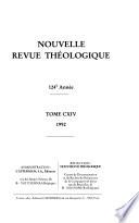 Nouvelle revue théologique