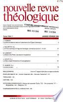 Nouvelle revue théologique