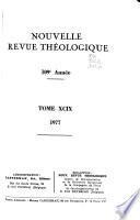 Nouvelle revue théologique