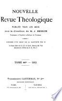 Nouvelle revue théologique