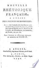 Nouvelle Rhétorique Française a l'usage des jeunes demoiselles