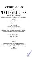 Nouvelles annales de mathématiques