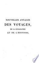 Nouvelles annales des voyages