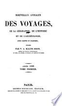 Nouvelles annales des voyages