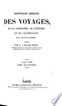 Nouvelles annales des voyages