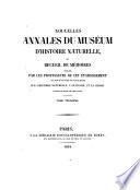 Nouvelles annales du Muséum d'histoire naturelle