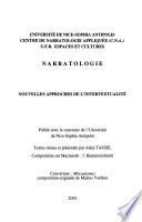 Nouvelles approches de l'intertextualité