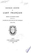 Nouvelles archives de l'art français