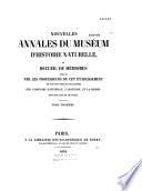 Nouvelles archives du Muséum d'histoire naturelle