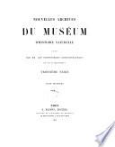 Nouvelles archives du Muséum d'histoire naturelle