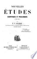 Nouvelles études scientifiques et philologiques, 1861-1864