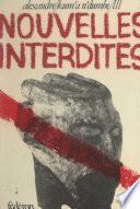 Nouvelles interdites
