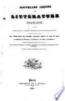 Nouvelles leçons de littérature française
