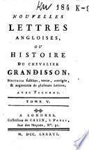 Nouvelles lettres angloises, ou Histoire du chevallier Grandisson