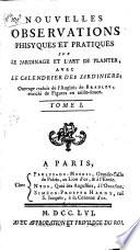 Nouvelles observations physiques et pratiques sur le jardinage et l'art de planter