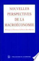 Nouvelles perspectives de la macroéconomie