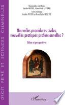 Nouvelles procédures civiles, nouvelles pratiques professionnelles ?