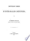 Nouvelles tables d'intégrales définies