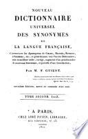 Noveau dictionnaire universel des synonymes de la langue française, 2