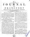 Nro. 1. JOURNAL DE FRANCFORT