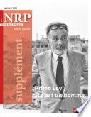 NRP Supplément Collège - Primo Levi - Si c'est un homme - Janvier 2017 (Format PDF)