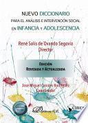 Livre Nuevo diccionario para el análisis e intervención social con infancia y adolescencia.