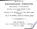 Nuevo diccionario portatil español y frances