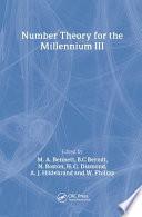 Number Theory for the Millennium III