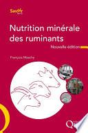 Nutrition minérale des ruminants