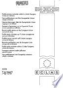 Nye Publikationer Om Den Europæiske Union Modtaget Af Biblioteket