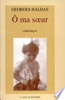 Ô ma soeur
