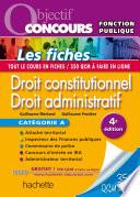 Objectif Concours - Droit constitutionnel et droit administratif - Catégorie A
