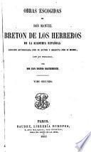 Obras escogidas de don Manuel Breton de los Herreros